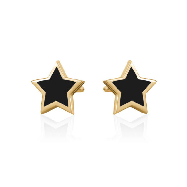 Gouden Steroorknopjes - Oorbellen