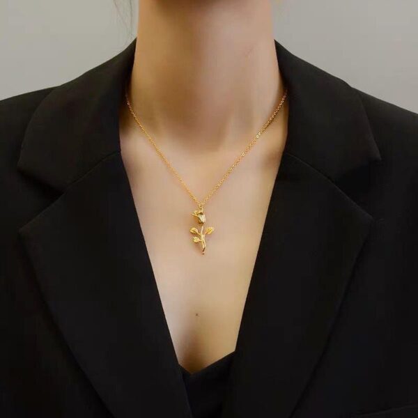 Vintage Ketting - Titanium Staal